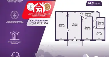Mieszkanie 3 pokoi w Homel, Białoruś
