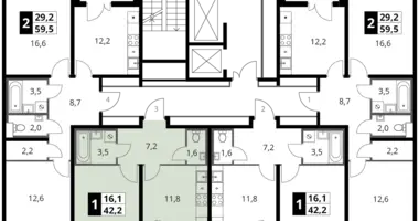 Квартира 1 комната в Ленинский городской округ, Россия