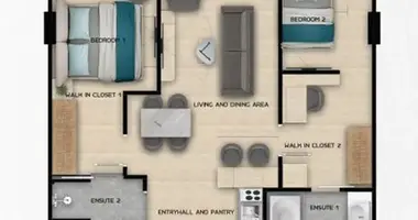 Appartement 2 chambres dans Rawai, Thaïlande