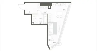 1 room apartment in Russia