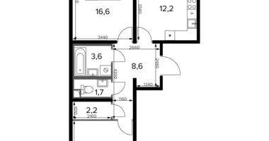 Квартира 2 комнаты в Ленинский городской округ, Россия
