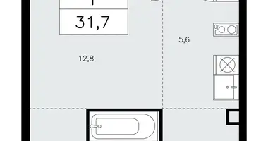 Wohnung 1 zimmer in Kommunarka, Russland