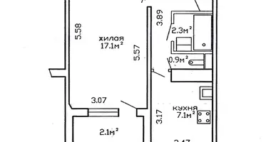 Appartement 1 chambre dans Minsk, Bélarus