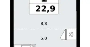 Appartement 1 chambre dans Kommunarka, Russie