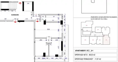 Wohnung 3 zimmer in Bashkia Vlore, Albanien