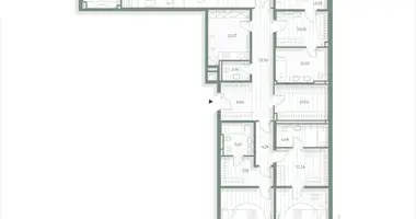 Appartement 3 chambres dans Moscou, Russie