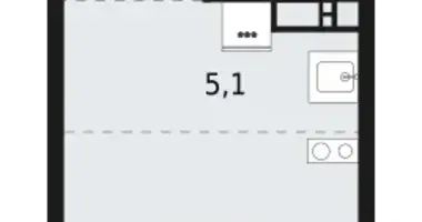 Квартира 1 комната в Всеволожск, Россия