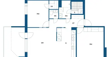 Apartamento en Kouvola sub region, Finlandia