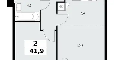 Квартира 2 комнаты в район Коммунарка, Россия