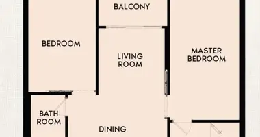 Appartement 2 chambres dans Sakhu, Thaïlande