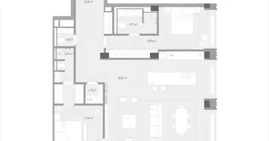 Квартира 2 комнаты в Москва, Россия