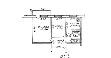 2 bedroom apartment in Babruysk, Belarus