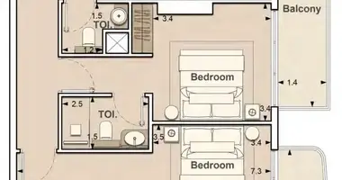 2 bedroom apartment in Dubai, United Arab Emirates