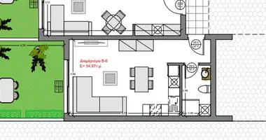 Apartamento 1 habitación en Kalyves Polygyrou, Grecia