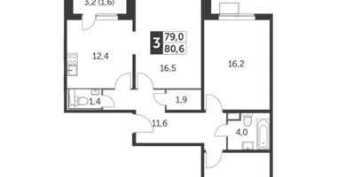 Квартира 3 комнаты в Ленинский городской округ, Россия
