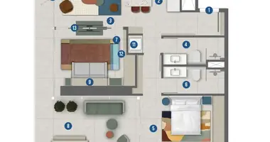 2 bedroom apartment in Dubai, United Arab Emirates