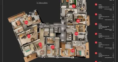 Квартира 1 комната в Рига, Латвия