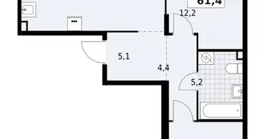 Квартира 2 комнаты в Красное Село, Россия