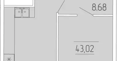 Квартира 1 комната в Одесса, Украина