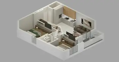 2 bedroom apartment in Bar, Montenegro