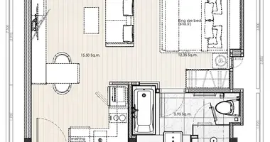 Wohnung 1 Schlafzimmer in Sakhu, Thailand