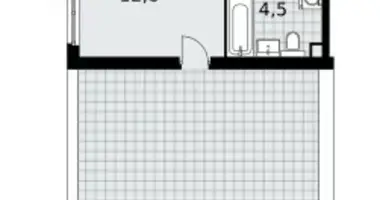 Wohnung 2 zimmer in Kommunarka, Russland