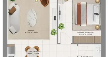 1 bedroom apartment in Dubai, United Arab Emirates