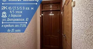 2 room apartment in Barysaw District, Belarus