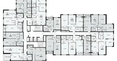 Apartamento 3 habitaciones en Moscú, Rusia