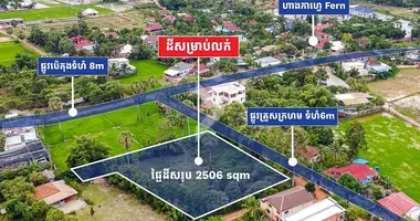 Участок земли в Сиемреап, Камбоджа