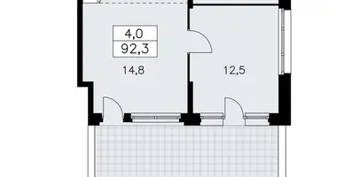 Mieszkanie 4 pokoi w Kommunarka, Rosja