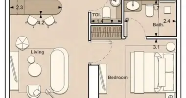 1 bedroom apartment in Dubai, United Arab Emirates