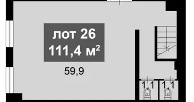 Bureau 111 m² dans Moscou, Russie