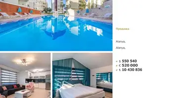 Penthouse 5 zimmer in Alanya, Türkei