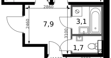 Квартира 2 комнаты в Ленинский городской округ, Россия