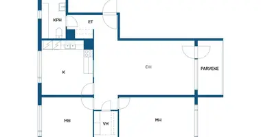 2 bedroom apartment in Turku sub-region, Finland