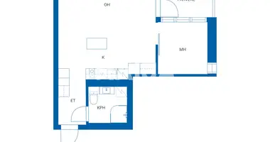 1 bedroom apartment in Rovaniemi sub-region, Finland