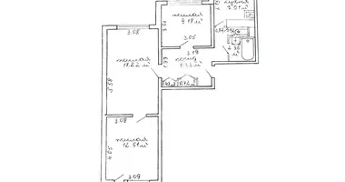 3 room apartment in Minsk, Belarus