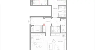 Wohnung 1 zimmer in Moskau, Russland