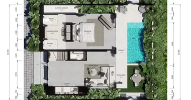 Haus 2 Schlafzimmer in Kuta Selatan, Indonesien