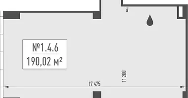 Büro 190 m² in Moskau, Russland