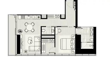 1 bedroom apartment in Dubai, United Arab Emirates