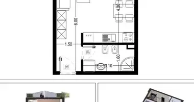 Appartement 1 chambre dans Kryevidh, Albanie