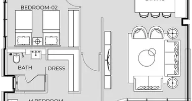 2 bedroom apartment in Dubai, United Arab Emirates