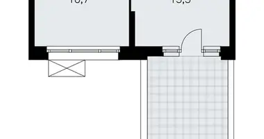 Mieszkanie 2 pokoi w Kommunarka, Rosja