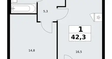 Квартира 1 комната в район Коммунарка, Россия