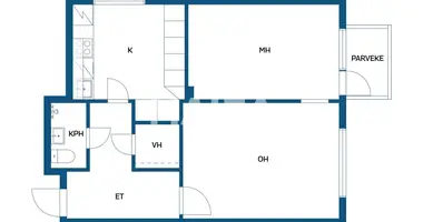 Apartamento 2 habitaciones en Kemi, Finlandia