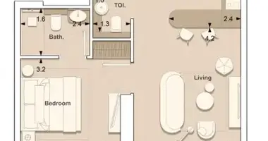 1 bedroom apartment in Dubai, United Arab Emirates
