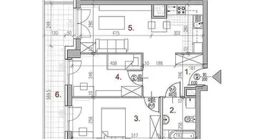 3 room apartment in Smolice, Poland