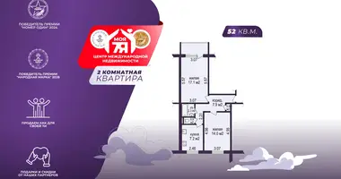 2 room apartment in Minsk, Belarus